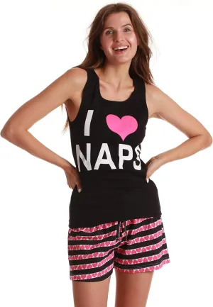 Just Love 100% Cotton Women Sleepwear Tank & Short Pajama Sets