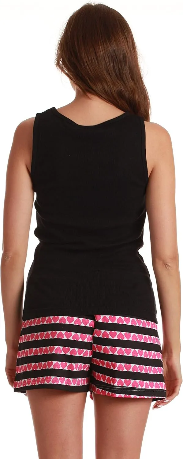 Just Love 100% Cotton Women Sleepwear Tank & Short Pajama Sets