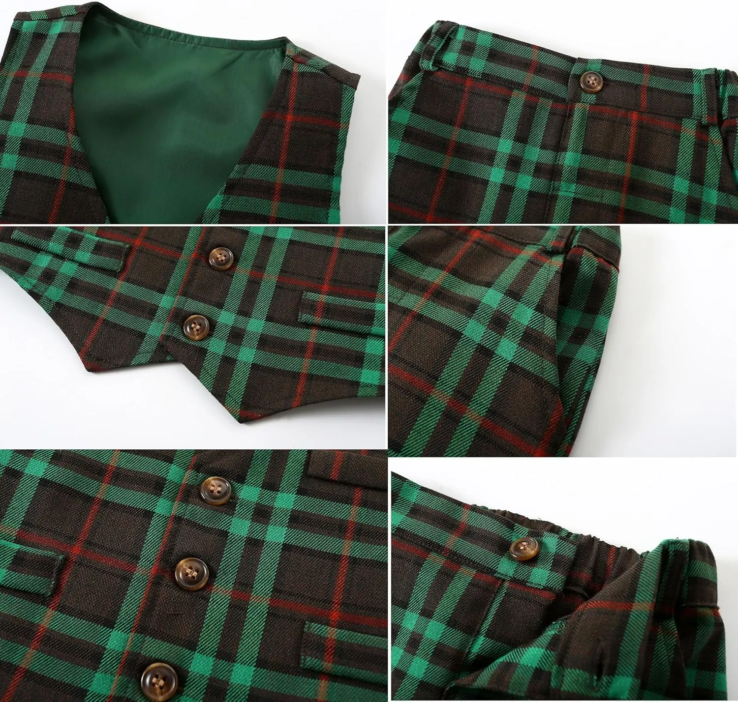 Kimocat Baby Boys Gentleman Bowtie Blue Suits Set Long Sleeve  Vest Pants