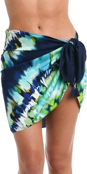 La Blanca Women's Standard Pareo Wrap Swimsuit Cover Up