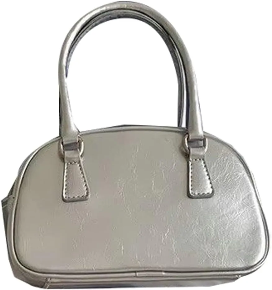 Leather Top Handle Shoulder Bag Satchel Purse for Women Crossbody Bags Small Purse Square Handbag with Removable Strap