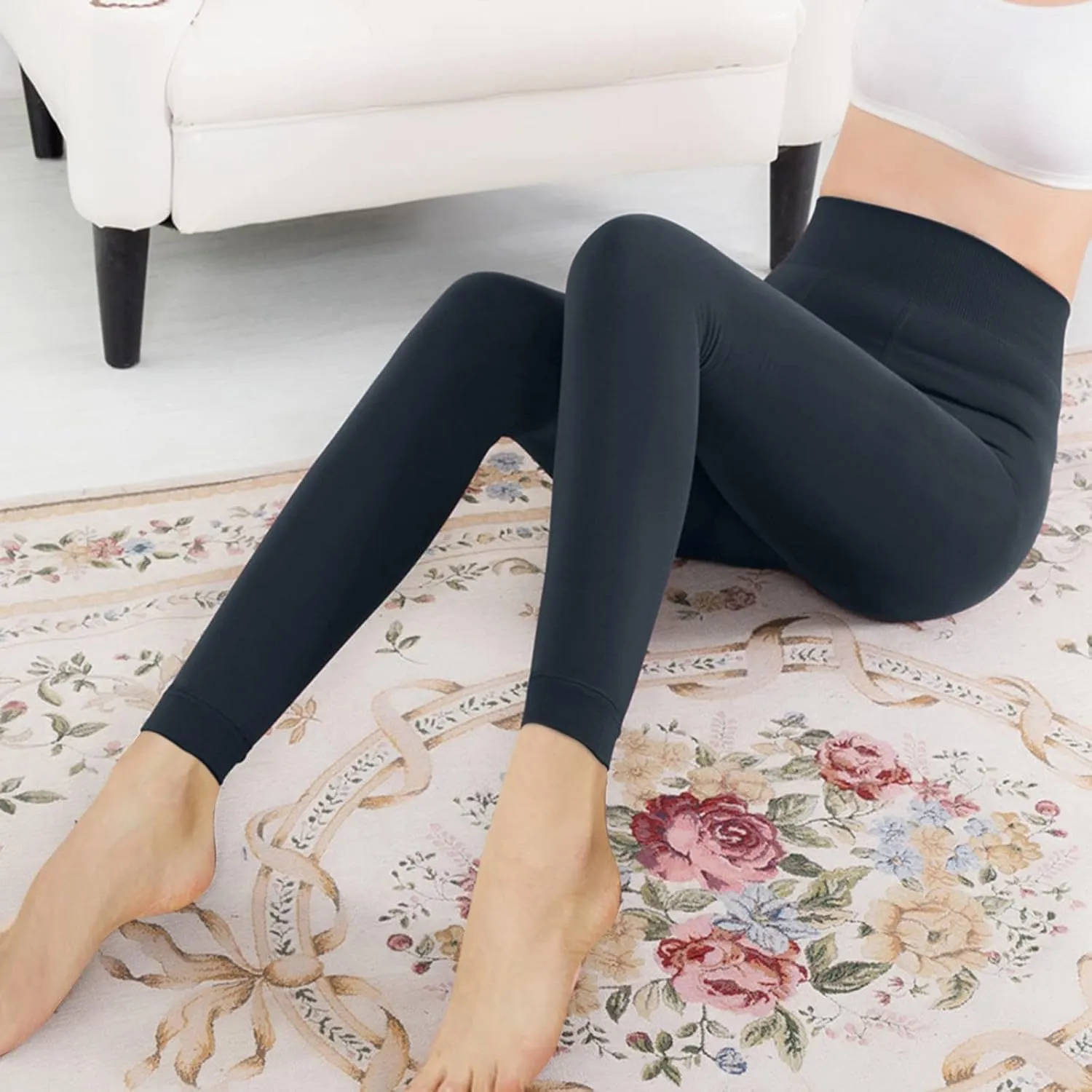 Leggings for Women Travel Thhermal Casual Loose Workout Winter Warm Soft Yoga Pants Fleece Lined