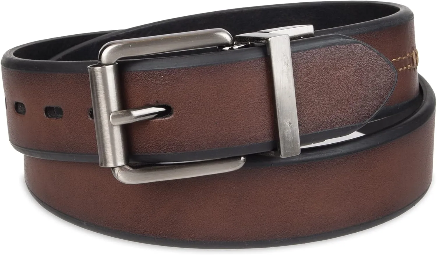 Levi's Big Kids Belt - School Friendly Casual Two-in-One Reversible Belt