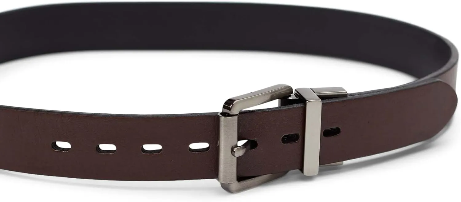 Levi's Big Kids Belt - School Friendly Casual Two-in-One Reversible Belt