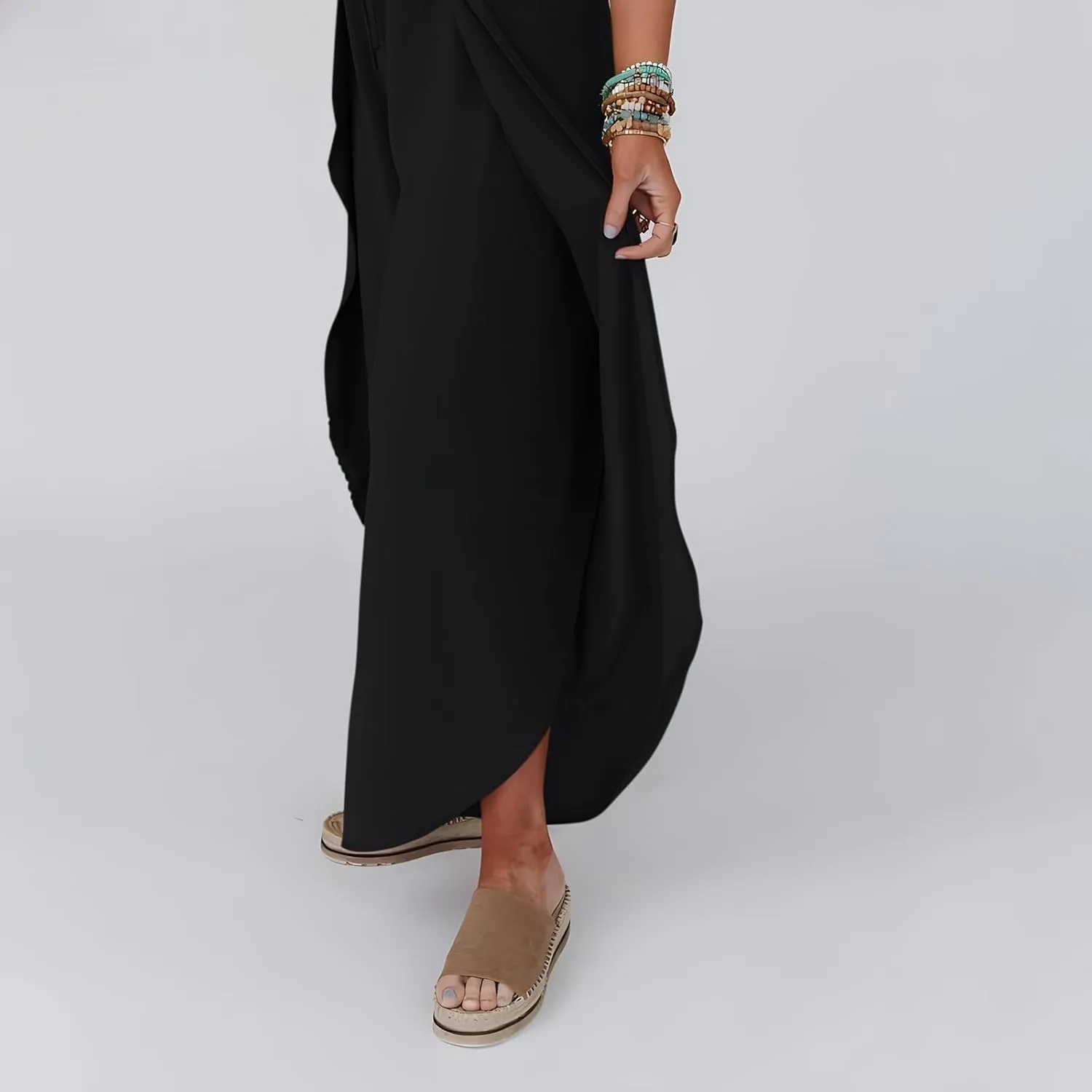 Linen Pants Women Wide Leg Summer Linen Pants Leg Drawstring Elastic High Waist Pant Linen Blend Pants Linen Outfit