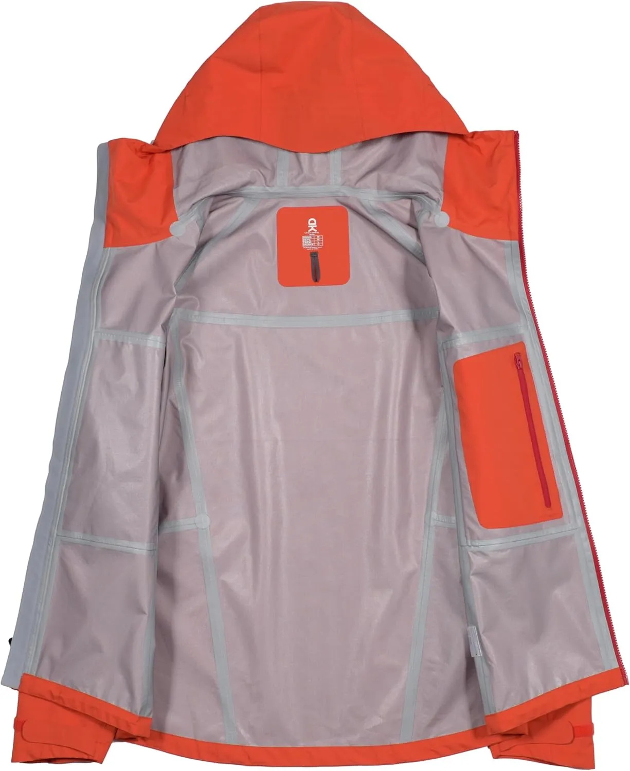 Little Donkey Andy Men's High-performance 3L Hard Shell Waterproof Rain Jacket Breathable Rain Gear for Hiking,Travelling