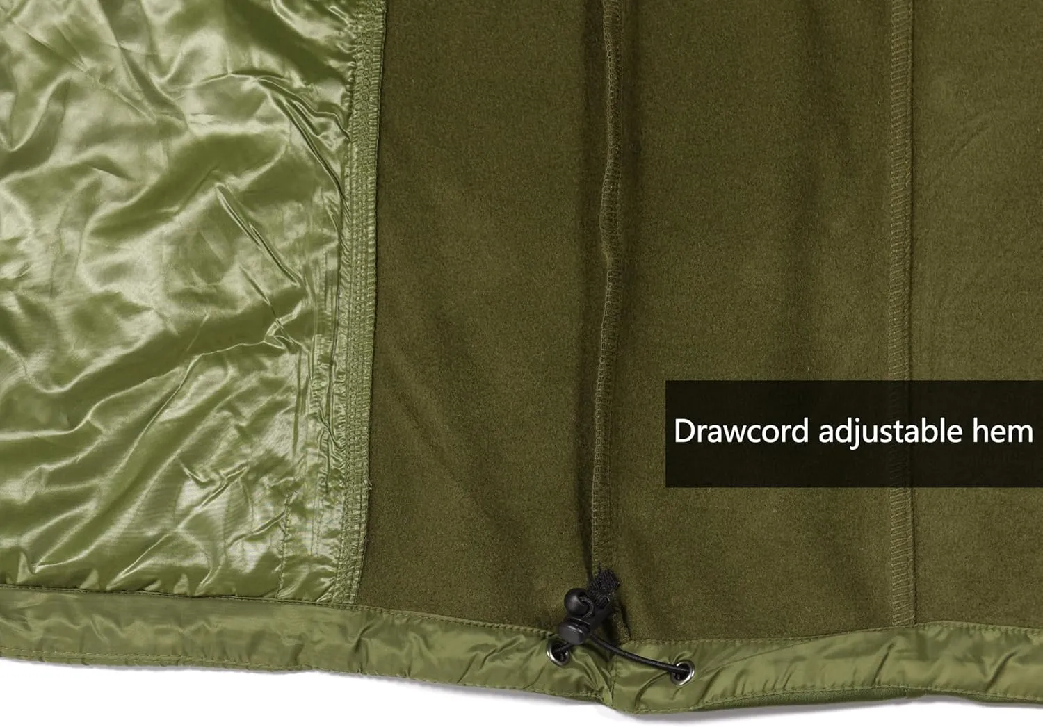 Little Donkey Andy Men's Insulated Running Warm Jacket, Thermal Hybrid Hiking Jacket