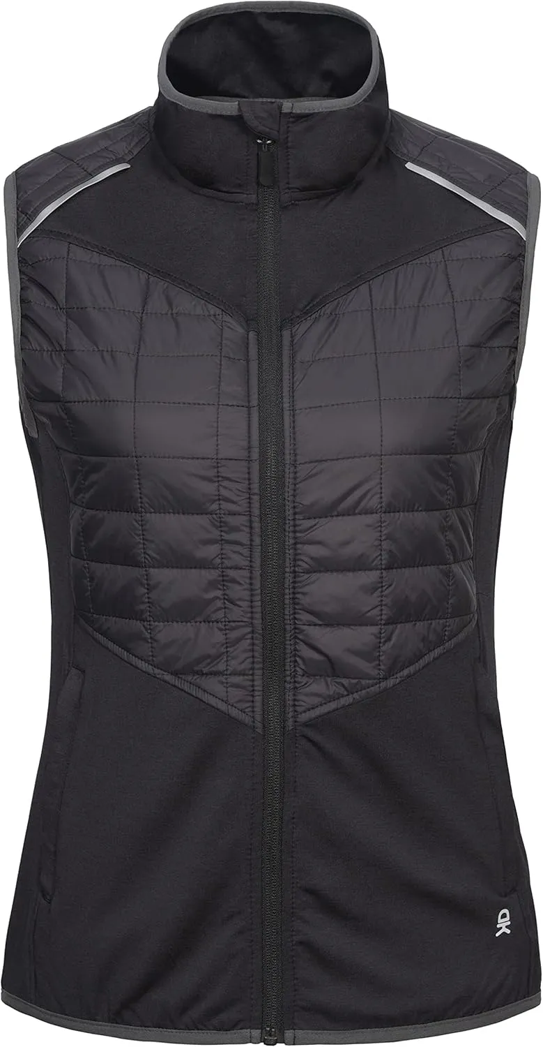 Little Donkey Andy Women's Lightweight Golf Vest Warm Outdoor Sleeveless Jacket for Hiking Travel Running Casual