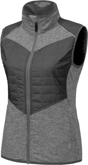 Little Donkey Andy Women's Lightweight Golf Vest Warm Outdoor Sleeveless Jacket for Hiking Travel Running Casual