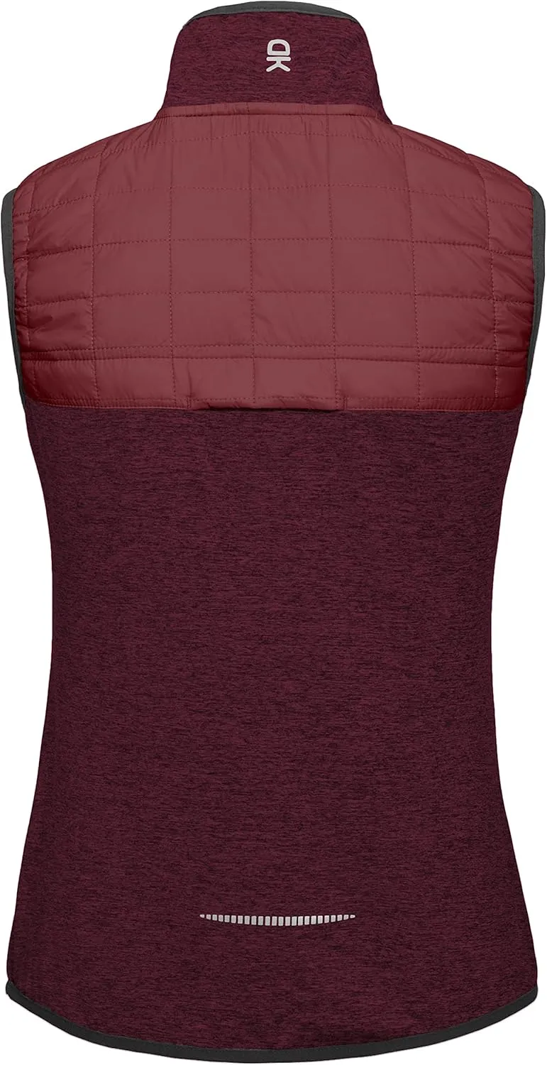 Little Donkey Andy Women's Lightweight Golf Vest Warm Outdoor Sleeveless Jacket for Hiking Travel Running Casual