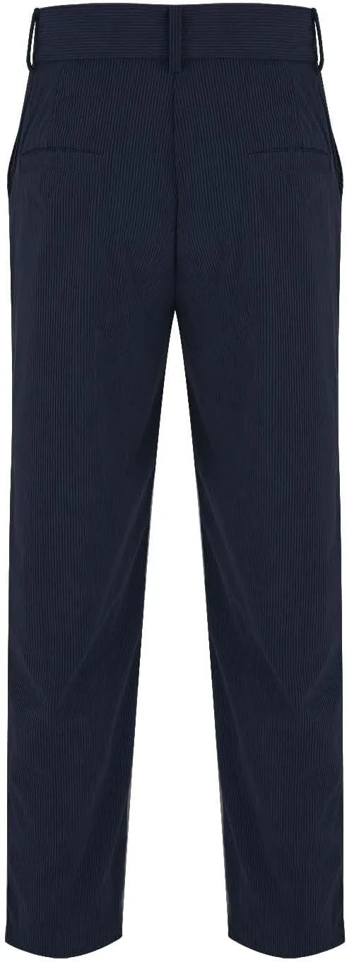 Mens Corduroy Pants Slim Fit Straight Leg Spring Casual Warm Up Pleated Pants Flat-Front Stretch Chino Work Trousers