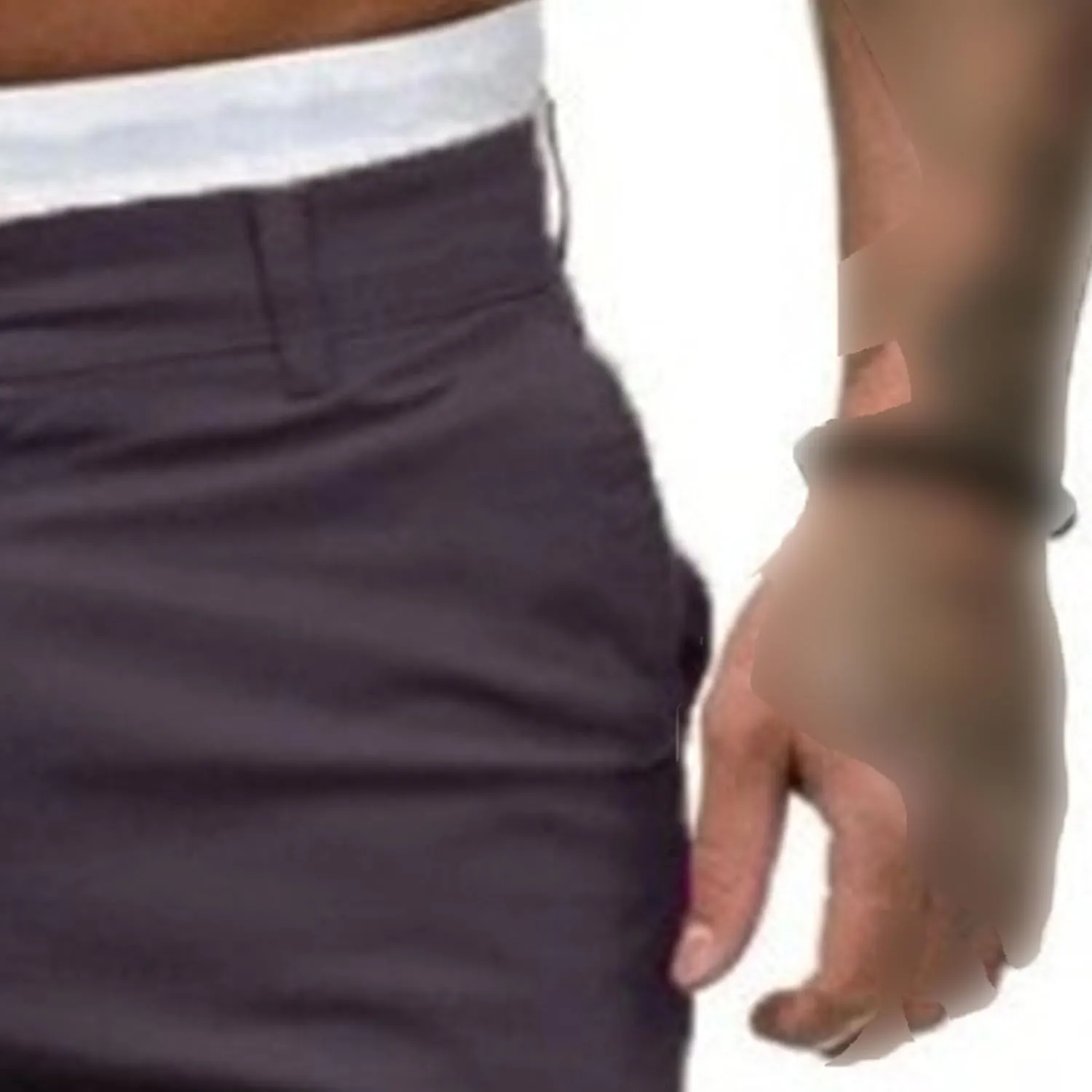 Men's Slim-Fit Short Classic Elastic Lightweight Short Casual Chino Stretch Shorts with Pockets