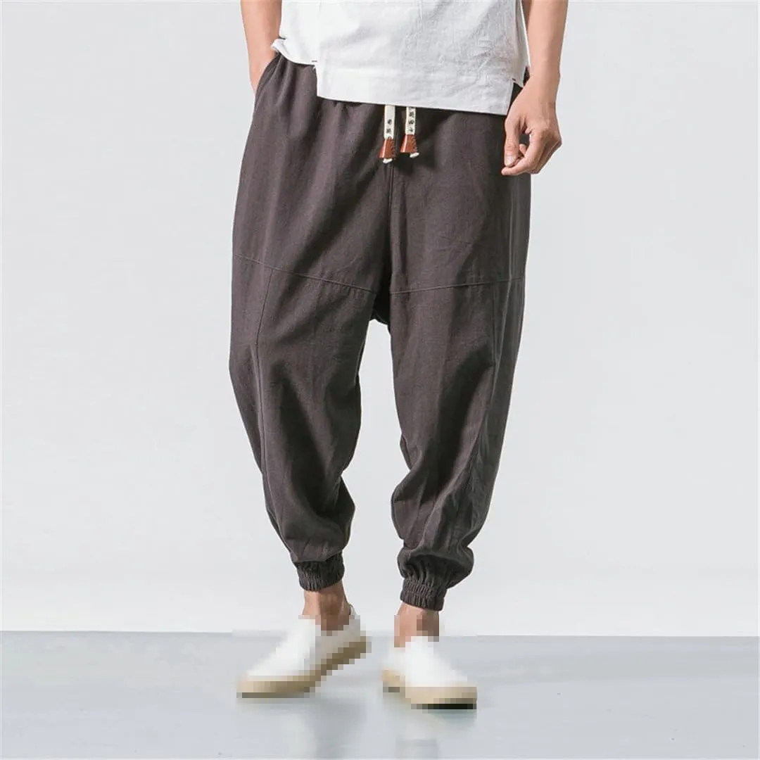 MenS Trousers Jogging Vintage Harem Pants Men Casual Street Plus Size Harajuku Joggers Pants