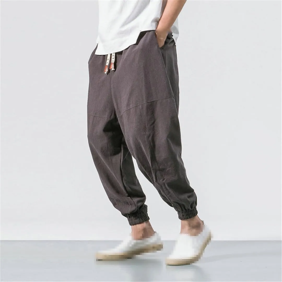 MenS Trousers Jogging Vintage Harem Pants Men Casual Street Plus Size Harajuku Joggers Pants