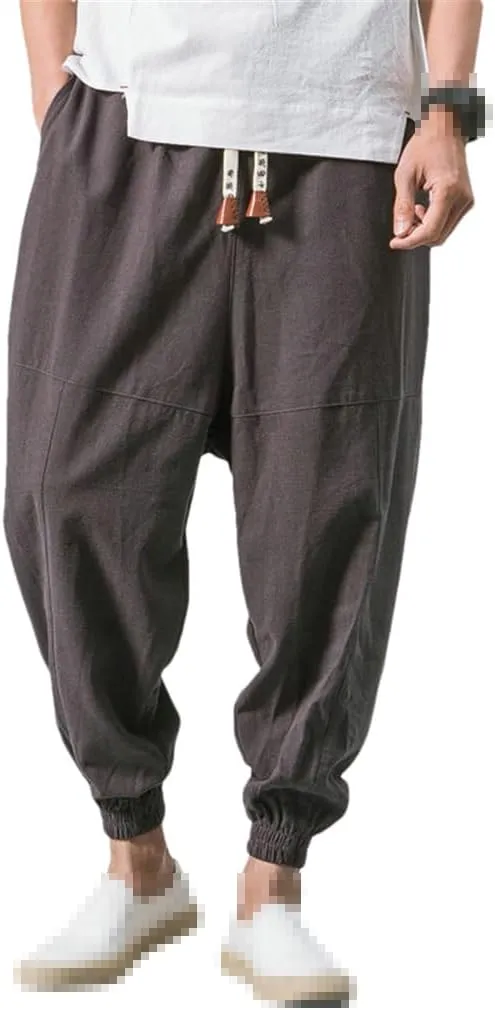 MenS Trousers Jogging Vintage Harem Pants Men Casual Street Plus Size Harajuku Joggers Pants