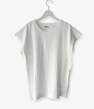 MHL./FINE COTTON JERSEY SS WOMENS (WHITE)