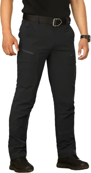 NAVEKULL Men's Lightweight Tactical Hiking Pants Quick Dry Stretch Multi-Pockets Outdoor Work Cargo Pants