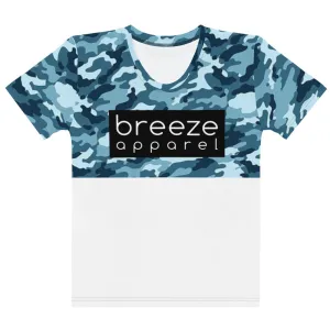 'Navy Camo' women's all-over t-shirt