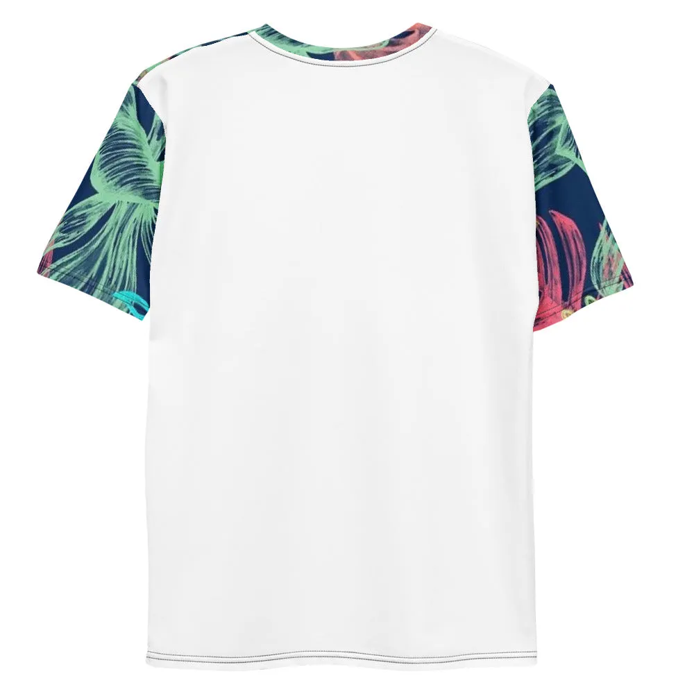 'Neotropical' men's all-over t-shirt (white)