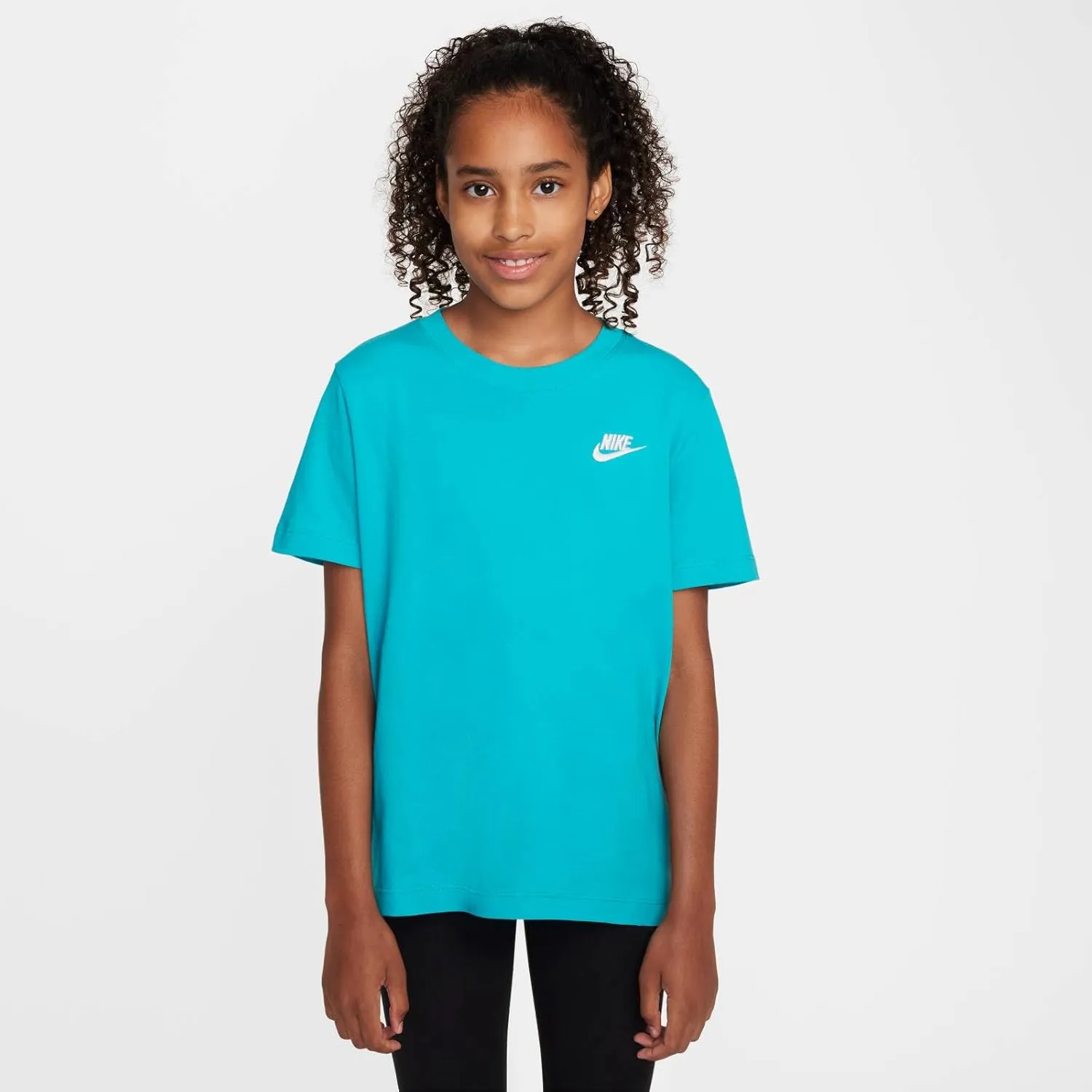 Nike Sportswear Big Kids' T-Shirt (FZ5177-345, Dusty Cactus)