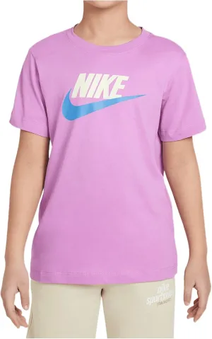 Nike Sportswear Big Kids' T-Shirt (Rush Fuchsia, FZ5178-532)