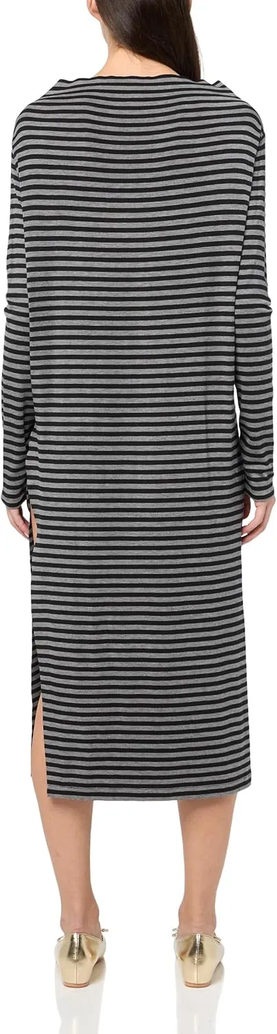 Norma Kamali Women's All in One Side Slit Long Skirt