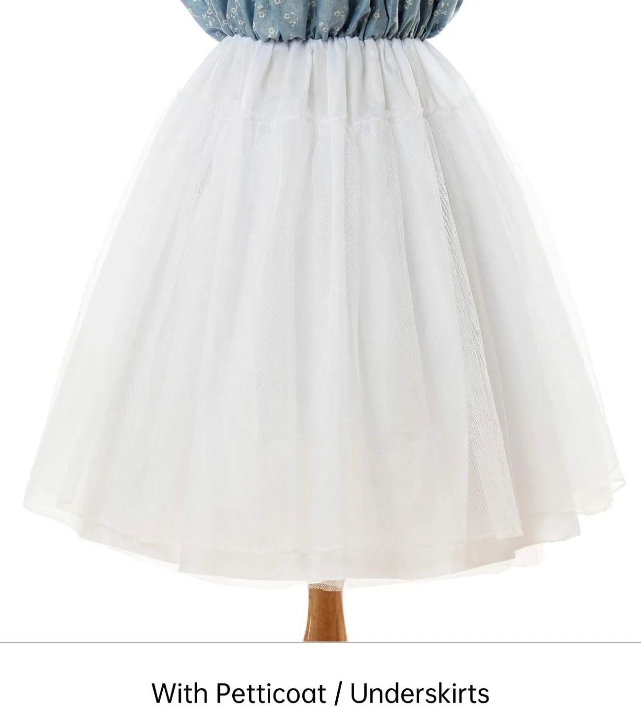 NSPSTT Women Pioneer Colonial Skirt Girls Peasant Prairie Skirt Civil War Trek Floral Costume