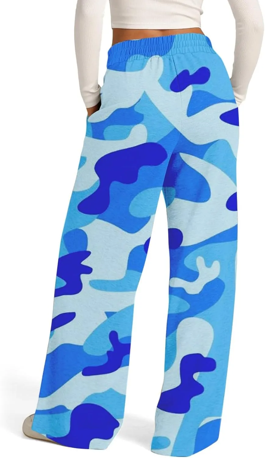 Pants for Women, Linen Pants Wide Leg Summer High Waisted Straight Summmer