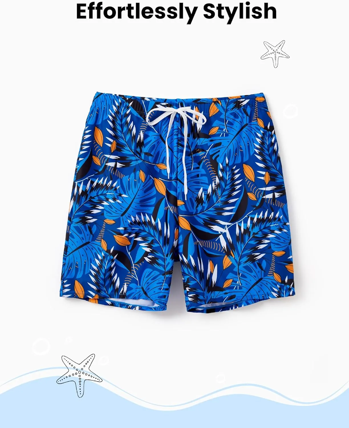 PATPAT Family Matching Swimsuits Two Piece Hawaiian Tropical Beach Bikini and Swim Trunks Set Mommy and Me Bathing Suits