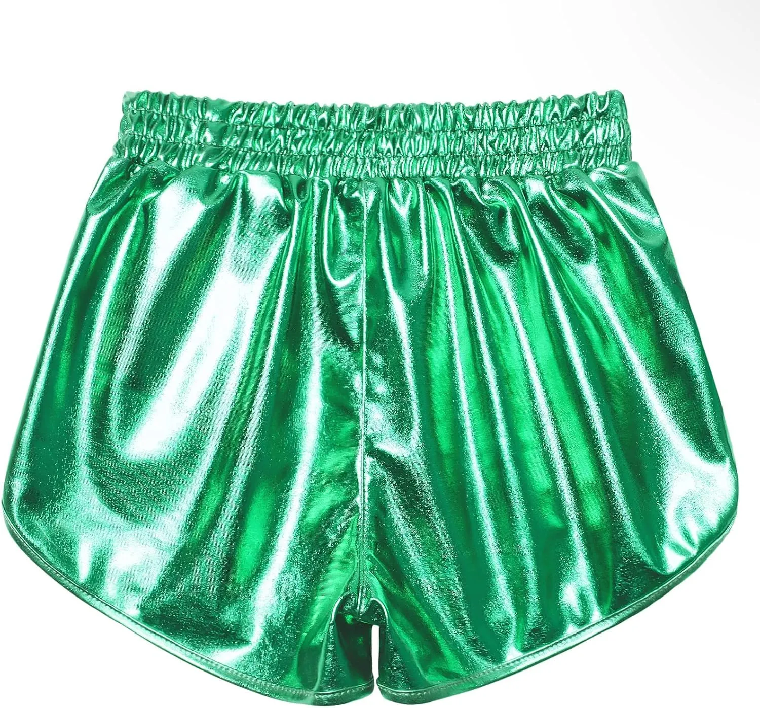 Perfashion Girls Metallic Shorts Sparkly Shiny Hot Pants Gold/Silver/Pink Outfit