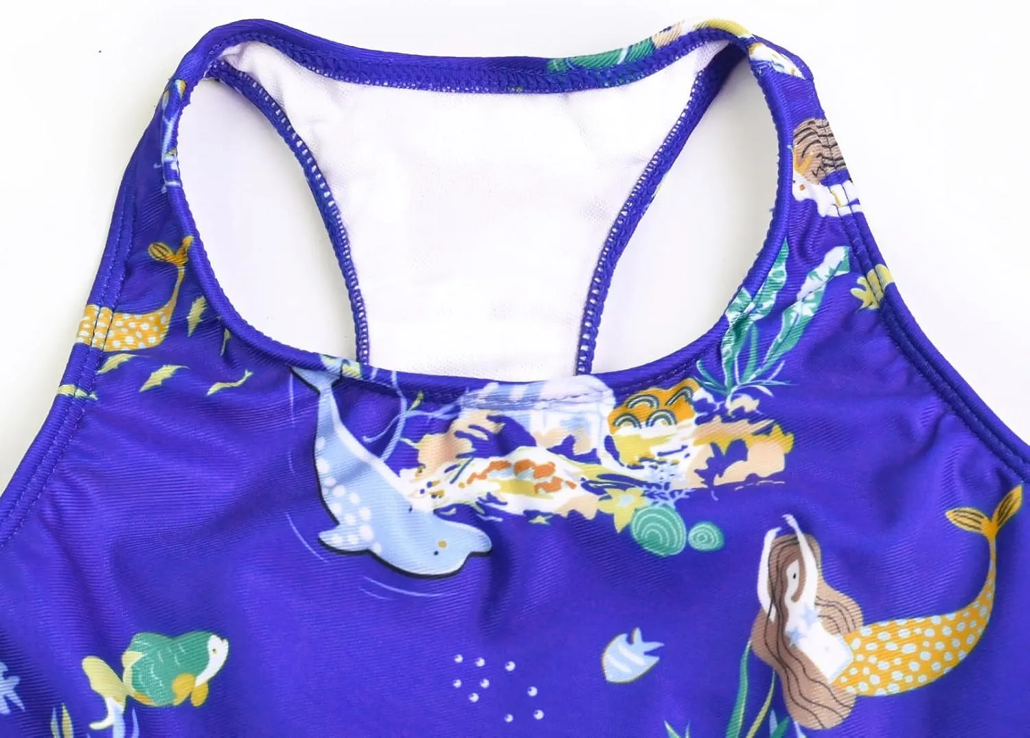 Perfashion Girls' Two-Piece Swimsuits Tankini Sets Swimwear Bathing Suit Beach Sport