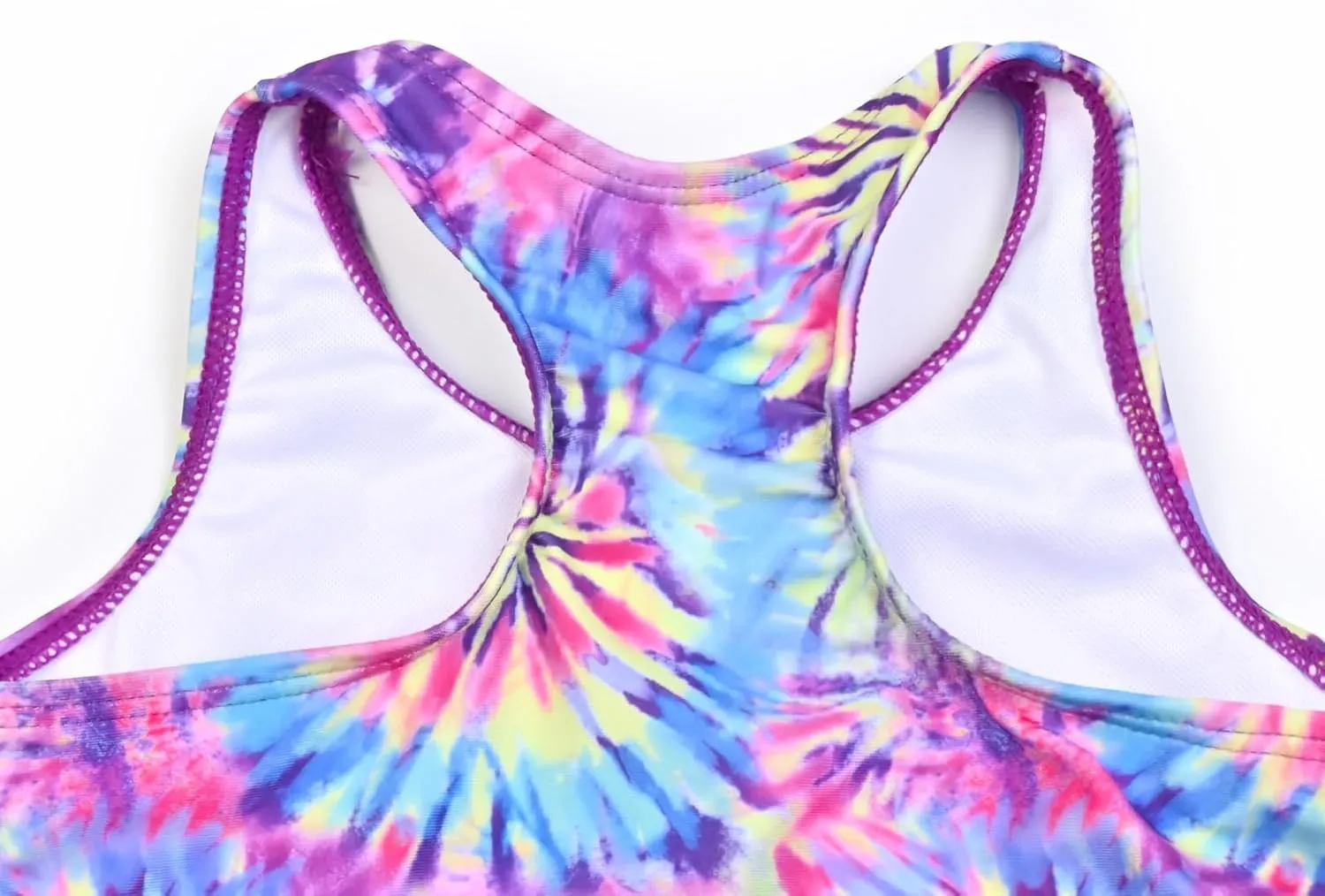 Perfashion Girls' Two-Piece Swimsuits Tankini Sets Swimwear Bathing Suit Beach Sport