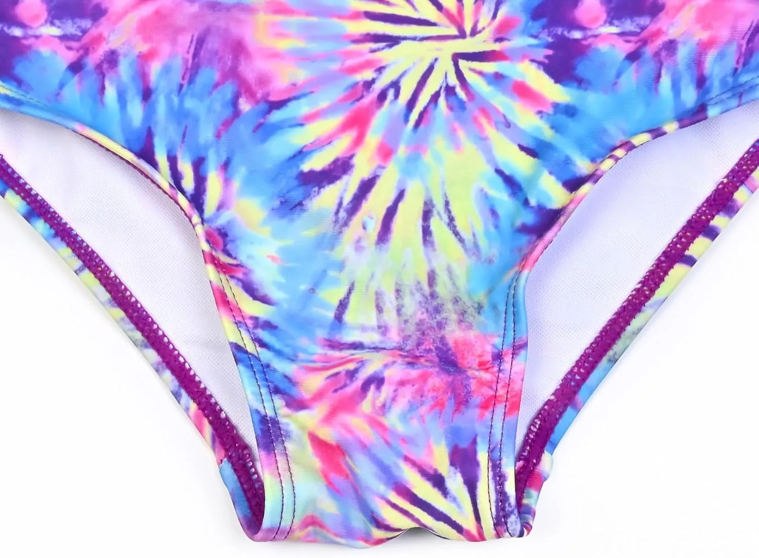 Perfashion Girls' Two-Piece Swimsuits Tankini Sets Swimwear Bathing Suit Beach Sport