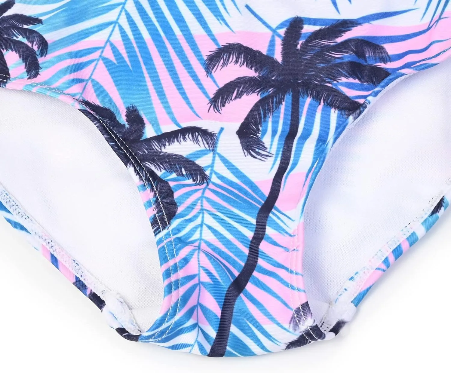 Perfashion Girls' Two-Piece Swimsuits Tankini Sets Swimwear Bathing Suit Beach Sport