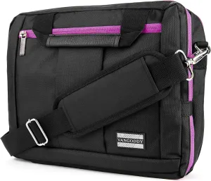 Purple Convertible Laptop Backpack Messenger Bag for Surface Pro 8, 7, Pro X 13"
