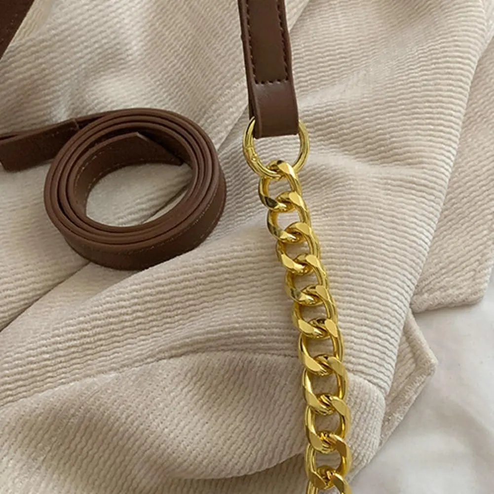 Retro Shoulder Bag for Women Leather Suede Underarm Purse Handbag Fall Winter Spring Travel Shopping Work Travel 2024