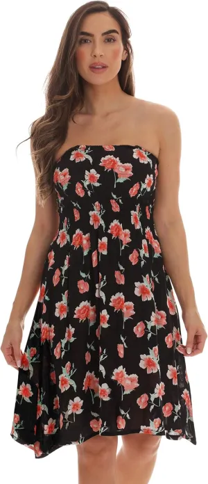 Riviera Sun Strapless Tube Short Dress Summer Dresses