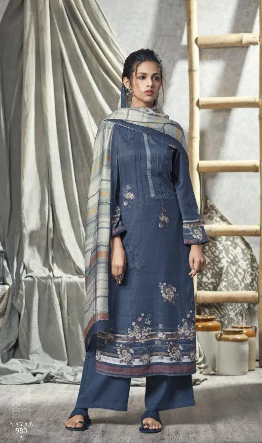 Sarg Presents Nayab Pashmina Printed Fancy Designer Salwar Kameez