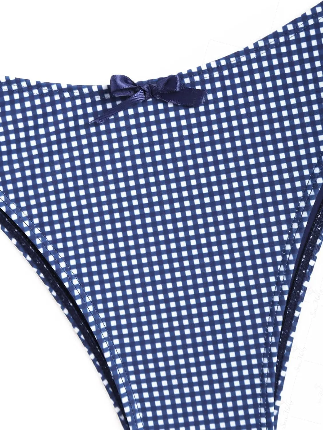 seamoly Womens Bikini Sets Two Piece Swimsuit Fruit Cherry Print Triangle Cheeky Bikini Set