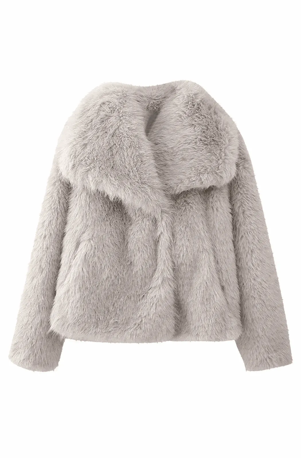 Short fur coat
