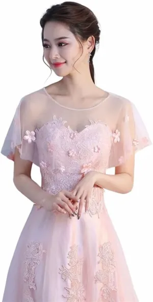 Soft Chiffon Shawls and Wraps Shrug for Evening Dress Wedding Cape Sheer Cover Up Capelets for Women