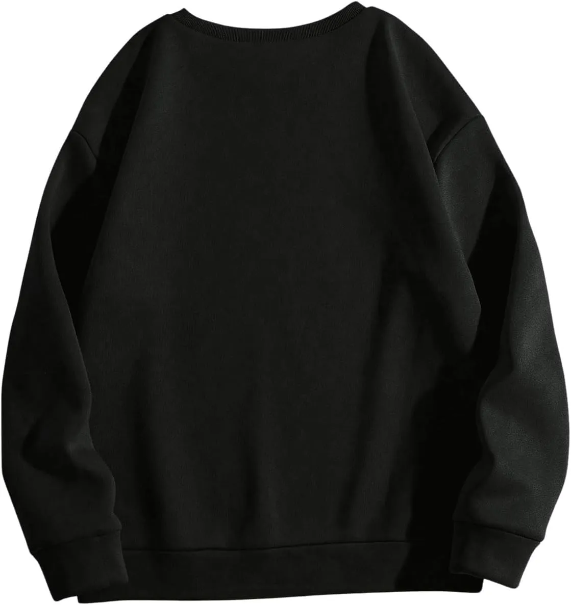 SOLY HUX Women's Graphic Sweatshirt Letter Print Crew Neck Long Sleeve Vintage Pullover Tops