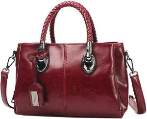 Tote Handbag Crossbody Bag for Women PU Leather Purse Shoulder Bags Top Handle Satchel Shopping Work 2025