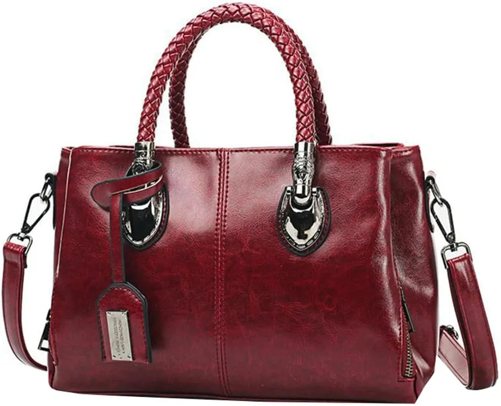 Tote Handbag Crossbody Bag for Women PU Leather Purse Shoulder Bags Top Handle Satchel Shopping Work 2025
