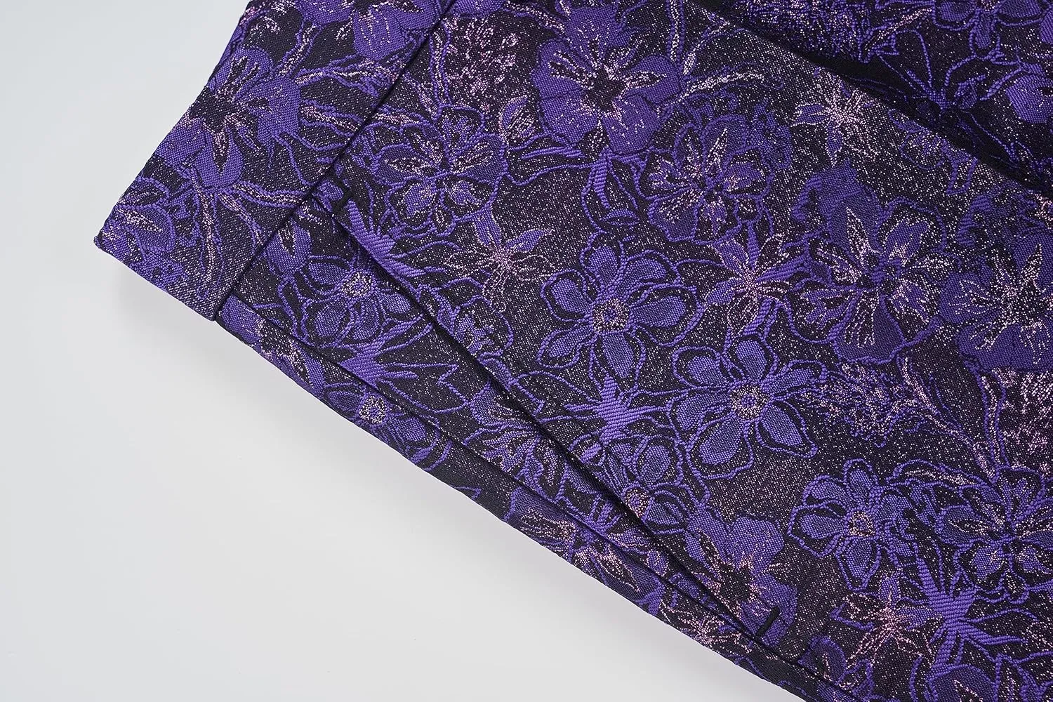 UNINUKOO Mens Slim Fit Suit 3 Piece 1 Button Paisley Prom Floral Wedding Tuxedo for Men