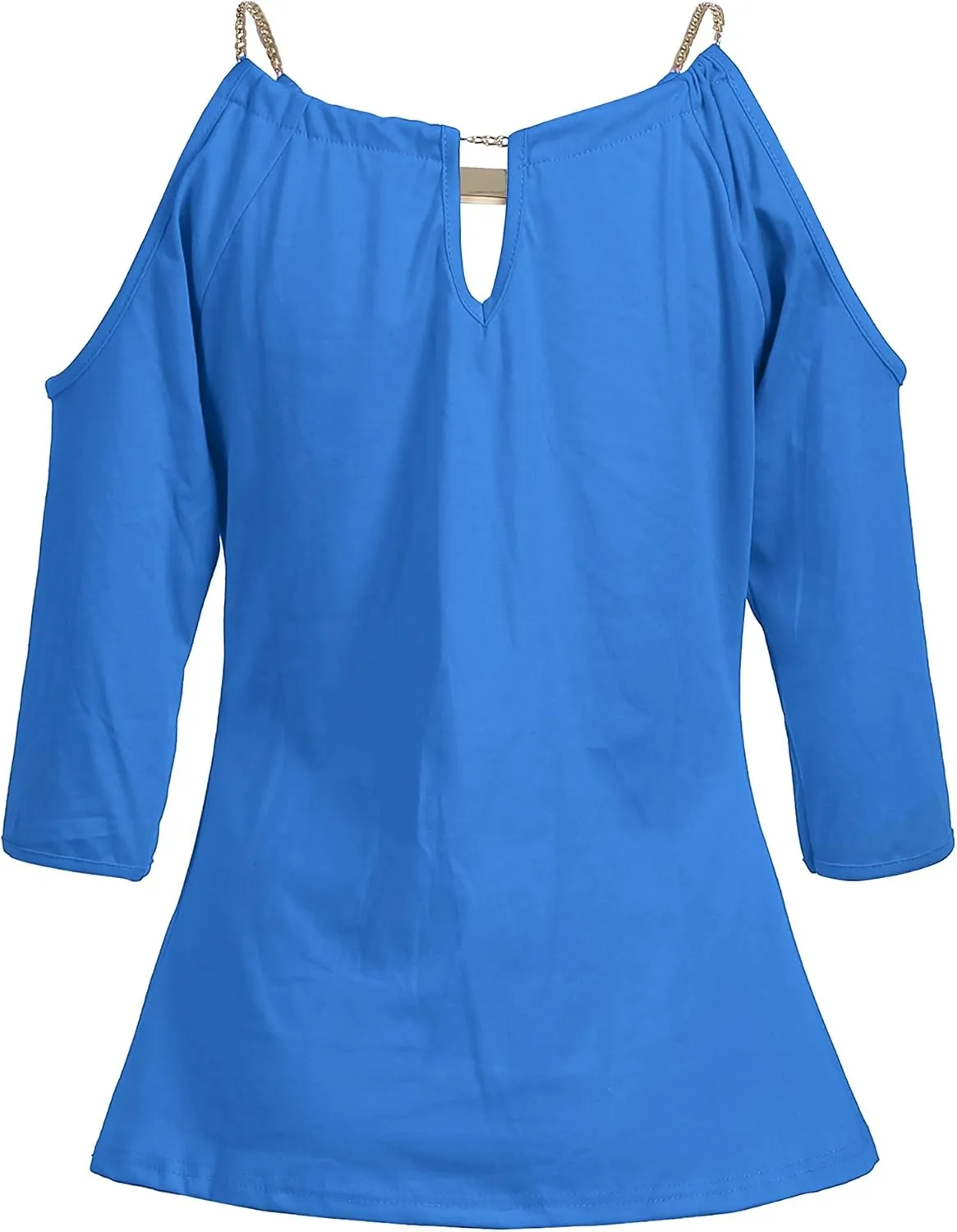 USGreatgorgeous Womens Open Cold Shoulder Slim Fit Short Sleeve Tee Shirt Casual Blouse Tops
