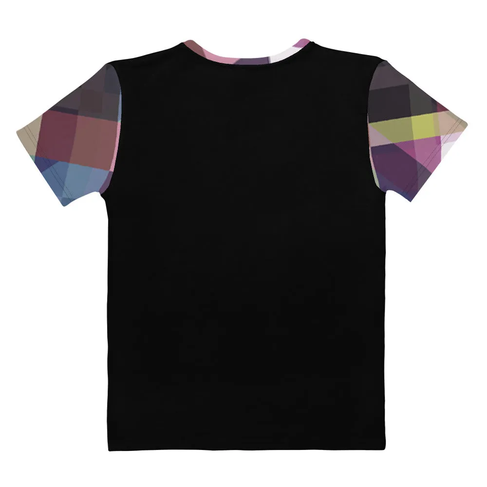 'Violet, etc.' women's all-over t-shirt
