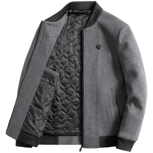 West Louis Brand Winter Fashion Wool Blend Jacket