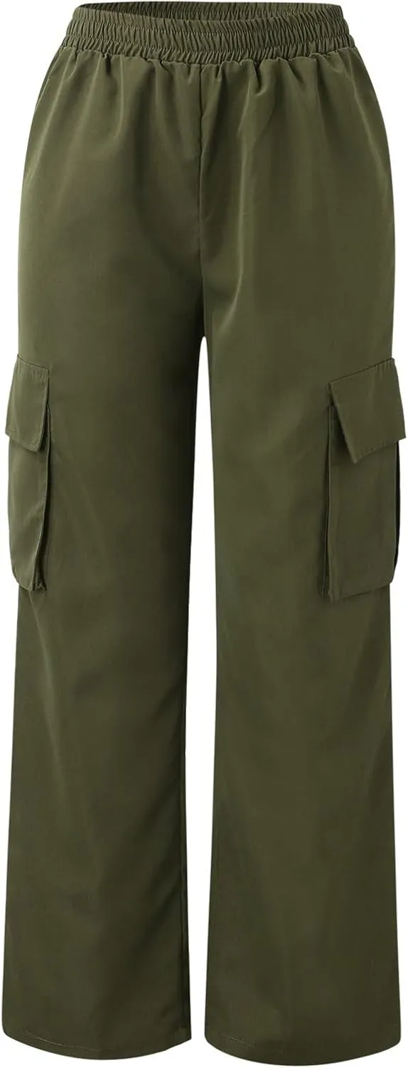 Wide Leg Pants for Women Winter Trending Yoga Thermal with Pockets Fleece Lined Flare Leggings