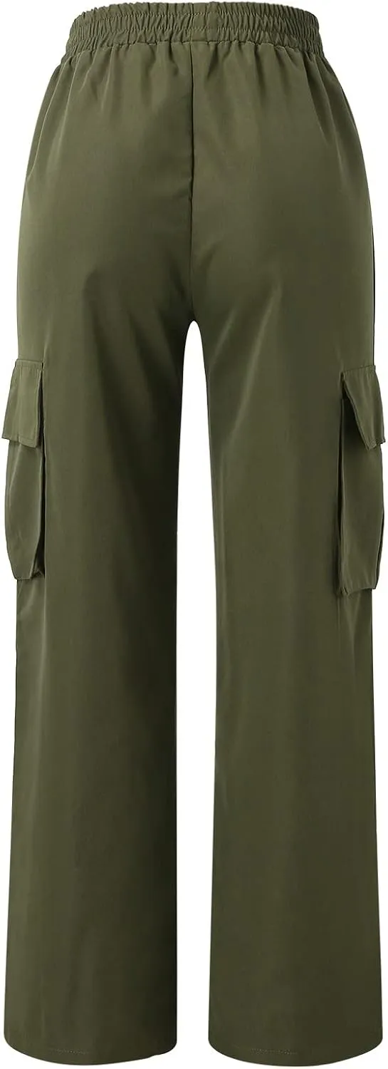 Wide Leg Pants for Women Winter Trending Yoga Thermal with Pockets Fleece Lined Flare Leggings